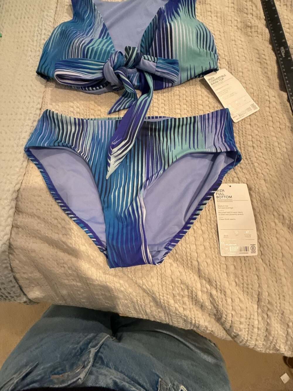 Athleta Ibiza Convertible Bikini Top and Full Bottom Set - Picture 3 of 6